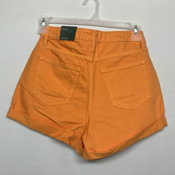 Wild fable Orange Highest Rise Mom Shorts - Picture 7 of 7